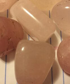 Crystal Allies Materials: 1lb Bulk Tumbled Pink Rose Quartz Stones from Brazil - Large 1" Natural Polished Gemstone Supplies for Wicca, Reiki, and Energy Crystal HealingWholesale Lot 1 LB 24 71ITlRg0riL