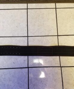 Weight Lifting Belt (5mm Thick) - Leather Weight Lifting Belt for Women & Men - Functional Workout Belt - Gym Belt for Weightlifting, Powerlifting, Squat & Deadlift - Adjustable Weightlifting Belt Black/Red Medium 47 71IU9PsRnyL