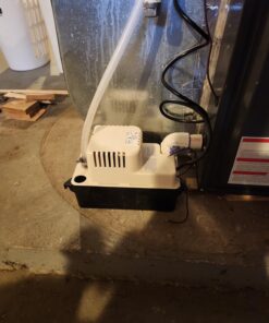 Little Giant VCMA-15ULST 115 Volt, 65 GPH, 1/50 HP Automatic Condensate Removal Pump with Safety Switch and Tubing, Black/White, 554415 Includes Safety Switch/Tubing 55 71IUDvPZZ8L