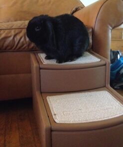 Pet Gear Easy Step II Pet Stairs, 2 Step For Cats/Dogs Up To 75-Pounds, Portable, Removable Washable Carpet Tread, No Tools Required, Available In 4 Colors,Light Cocoa Light Cocoa 28 71IUaEl07L