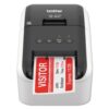 Brother QL-800 High-Speed Professional Label Printer, Lightning Quick Printing, Plug & Label Feature, Brother Genuine DK Pre-Sized Labels, Multi-System Compatible – Black & Red Printing Available QL800