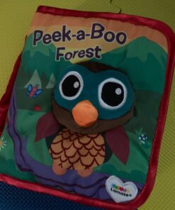 Lamaze Peek-A-Boo Forest Soft Baby Book - Clip-On Cloth Book - Washable Crinkling Fabric Pages for Sensory Play - Teething and Learning Toys for Babies - 6 Months and Up 81 71IVOFqDaeL