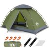 Night Cat Upgraded Backpacking Tents 1 2 Persons Easy Clip Setup Camping Tent Adults Scouts Heavy Rainproof Compact Lightweight Army Green 1 Person(7x3.8x3.8ft) 52 71IVRCvZomL