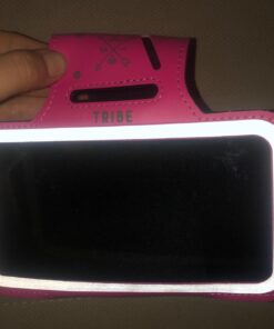 TRIBE Running Phone Holder Armband. iPhone & Galaxy Cell Phone Sports Arm Bands for Women, Men, Runners, Jogging, Walking, Exercise & Gym Workout. Fits All Smartphones. Adjustable Strap, CC/Key Pocket L: iPhone+/Pro Max/XR/XS Max/Galaxy+/Ultra/Note 22 71IVboTezUL