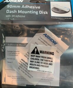 ARKON Mounts 90mm Adhesive Mounting Disk for Car Dashboards Garmin TomTom GPS Dashboard Disc 25 71IVeyzd8kL