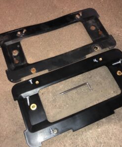 Rear Bumper License Plate Bracket for BMW 2000-2023, Plate Holder Set w 6 Screw Bolts & Wrench Kit, License Tag Mounting Kit, Quality Plate Holders 1 30 71IVnmjkj3L