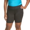 Just My Size Plus Size Women's Stretch Jersey Bike Shorts, Pull-On Bike Shorts, 9" 1X Black 3 71IVzwnUg7L