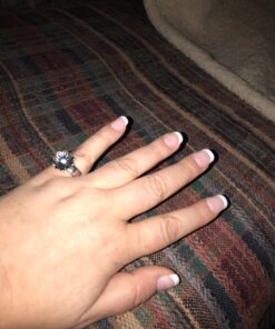 Nailene So Natural Short Artificial Nails, French Pink – Fake Nail Kit with 28 Nails (12 Sizes) and Nail Glue Included – Designed for Comfort & Natural Look – False Nails with up to 7 Days of Wear Pink French 31 Piece Set 7 71IWynclkWL