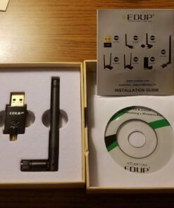 USB Wifi Adapter for PC, EDUP AC600M USB Wi-fi Dongle 802.11ac Wireless Network Adapter with Dual Band 2.4GHz/5Ghz High Gain Antenna for Desktop Laptop support Windows XP/Vista/7/8.1/10 Mac 10.7-10.15 31 71IXMjuGCCL