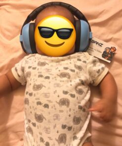 Baby BANZ Earmuffs Infant Ear Hearing Protection – Ages 0-2+ Years Industry Leading Noise Reduction Rating Soft & Comfortable Blue 35 71IXReRahkL