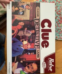 Hasbro Gaming Retro Series Clue 1986 Edition Board Game, Classic Mystery Games for Kids, Family Board Games for 3-6 Players, Family Games, Ages 8+ 26 71IXlLqm1OL