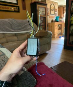 Scosche LOC2SL Line Output Converter Adjustable Amplifier Add On Module for Car Stereo, 2-Channel Signal Sensing Speaker Wire to RCA Adapter with Remote Control Knob, Black 90W 41 71IXx5QAwPL