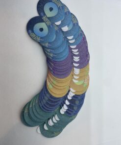 Calm Stickers for Anxiety Sensory Stickers Anti Stress Tactile Textured Stickers Combined with Breathing Exercise for Fidget Strips Suitable for Children and Adults (30 Pierces)(Mixed Loading) Small Hole 27 71IY9QKvBgL