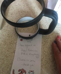 Grip-It YETI Tumbler Cup Handle for 30oz Rambler - Lightweight, Spill Proof Grip For RTIC Cooler Stainless Steel Tumblers, SIC, Ozark Trail & Travel Water Coffee Mugs or Flask - Midnight Black 25 71IYUvEm9GL 1