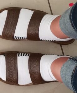 Pali Hawaii Unisex Adult Classic Jandals Sandals 9 Women/9 Men Brown 40 71IYkvthf2L