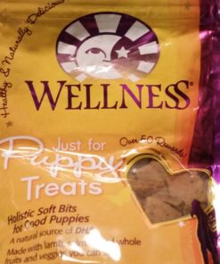 Wellness Soft Puppy Bites Natural Grain-Free Treats for Training, Dog Treats with Real Meat and DHA, No Artificial Flavors (Lamb & Salmon, 3-Ounce Bag) Soft Treats Lamb & Salmon 3 oz 42 71IZPvmRl1L