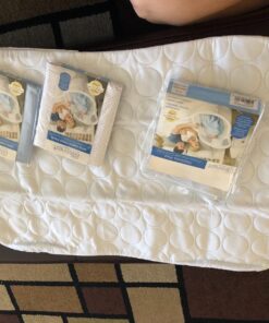 HALO Bassinest Swivel Sleeper Mattress Pad Waterproof Polyester, White Standard BassiNest Pad 15 71IZsgoZqZL