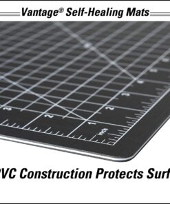 Dahle Vantage 10670 Self-Healing Cutting Mat, 9"x12", 1/2" Grid, 5 Layers for Max Healing, Perfect for Crafts & Sewing, Black 13 71IaMpB0QKL
