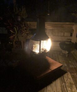 Deckmate Corona 3 Ft. High Outdoor Steel Chimenea Fireplace Model 28063 39 71IaO1RaGbL