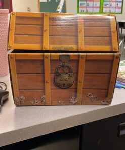 Teacher Created Resources TCR5048 Treasure Chest, 9.5 inch X 8 inch X 8.5 inch, Brown 29 71Iaqs9YwL