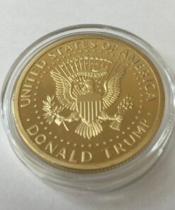 Donald Trump 2016 24kt Gold Plated EAGLE Presidential Commemorative Coin 30mm by Aizics Mint 11 71IauIJD90L