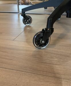 The Original Office Chair Caster Wheels Rollerblade Style (Set of 5), Safe for All Floors & Hardwood, Replacement for Desk Floor Mat, Universal Fit Modern 27 71Ibexw9w6L