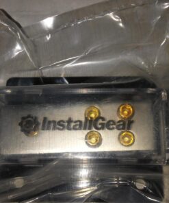 InstallGear 4/8/10 AWG Gauge Power Distribution Block 4 Gauge in to (4) 8/10 Gauge Out | Fuse Block | Fuse Block for Auto, RV, Motorcycle, and Boat 4 Gauge In - (4) 8/10 Gauge Out 30 71Ic LgsOrL