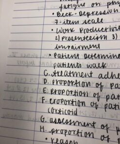 Blueline Executive Notebook with Ribbon Bookmark, 1-Subject, Medium/College Rule, Black Cover, (75) 10.75 x 8.5 Sheets 26 71IcIWM41dL