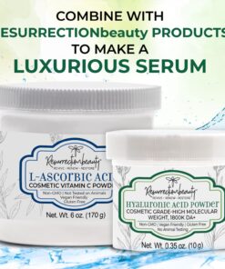L-Ascorbic Acid Powder (Cosmetic Vitamin C Powder for Face) to Make Your Own Vitamin C Serum, Hyaluronic Acid Serums with Vitamin C & Other DIY Cosmetic Formulations for Skin Care 6 Oz 19 71IdeHcR7zL