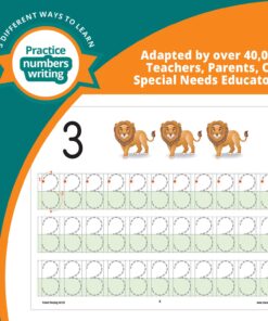 Channie’s Neat Numbers Visual Workbook 80 Pages 11x8.5 inch Pre-K -K Summer School, Summer Bridge 9 71If5Ags2VL