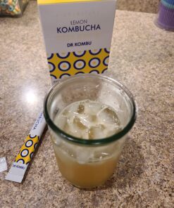 KOMBUCHA Lemon Kombucha Tea, 30 sticks x 5 grams, Zero Sugar, Sparkling Fermented Powdered Mix, Live Probiotics & Prebiotics, Healthy Drinks, Product of Korea 62 71IfGopcgQL