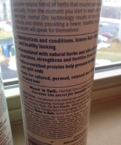 Mane 'n Tail: Herbal Gro Shampoo + Conditioner (12 oz Each), Olive Oil Complex That Helps Strengthens & Nourishes Hair 42 71IfQjV8dDL