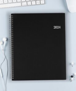 Blue Sky 2024 Weekly and Monthly Planner, January - December, 8.5" x 11", Flexible Cover, Wirebound, Enterprise (144725) 8.5" x 11" New Version 12 71IgPiZQVL