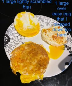 STIRLEX 4-inch Silicone Fried Egg Rings Set, 4-pack, Round Mold for Pancakes, Breakfast Sandwich, Nonstick 47 71IgXmSMaHL