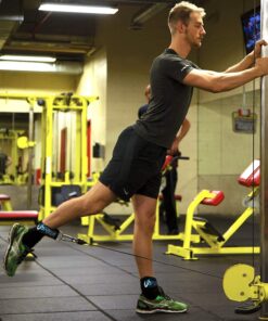 Gym Ankle Strap for Cable Machine - Exercise and Fitness Workout Strap with Neoprene Padding Attachments for LAT Pull Down Machine, Cable Home Gym and Resistance Bands 17 71IgmmJ4y0L