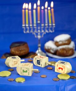 Hanukkah Dreidels - Natural Wooden Dreidel - 4 Pack Medium 4-Pack 10 71Ihbw2QuZL