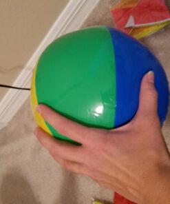 12-Pack Rainbow Inflatable Beach Balls Bulk for Kids & Adults I Inflatable Pool Party Favors Swimming Pool Toys I Kids Beach Toys for Beach Games I Kids Summer Toys Water Balls I Toddler Pool Toys Set 39 71IhieM8W3L 1