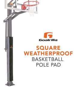 Goalrilla Square All-Weather, Durable Basketball Pole Pad Fits 5x5 Inch Goalrilla Poles , Black 17 71IhnhwfXxL