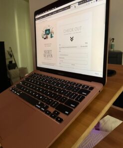 Apple 2020 MacBook Air Laptop M1 Chip, 13” Retina Display, 8GB RAM, 256GB SSD Storage, Backlit Keyboard, FaceTime HD Camera, Touch ID. Works with iPhone/iPad; Gold Without AppleCare+ 69 71IiGJiS2vL