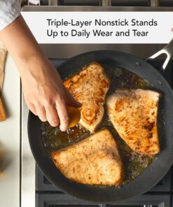 KitchenAid Hard-Anodized Induction 11-piece Nonstick Cookware Set, Black (80120) 10 71IjROyuCSL