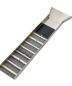 Alternative view of ASR Outdoor 50" Gold Sluice Box Folding Aluminum Prospecting Equipment