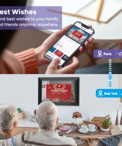 FANGOR 10.1 Inch WiFi Digital Picture Frame (2-Pack) with IPS HD Touchscreen, Smart Cloud Photo Frame with Built-in 32GB Storage, Auto Rotate, Wall Mount, Share Photos and Videos Anytime, Anywhere 2 Pack 15 71IkHR8mzsL