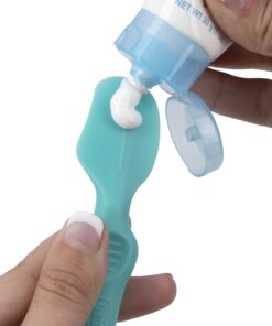 Dr. Talbot's Diaper Cream Brush for Babies - Diaper Rash Cream Applicator with Suction Base and Hygienic Case - Mini Size - Aqua Blue 28 71IkJqdbVUL