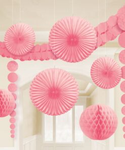 Amscan Decorating Kit, Assorted Sizes, New Pink 7 71Il 1UioZL