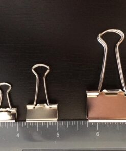 Officemate Silver Binder Clips, Assorted Sizes, 30/Tub (31021) 33 71Il0HIEUnL