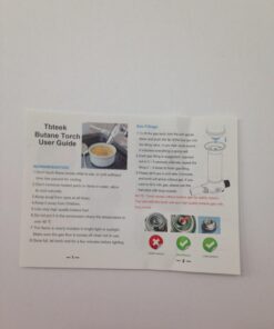 TBTEEK Butane Torch, Kitchen Torch Cooking Torch with Safety Lock & Adjustable Flame for Cooking, BBQ, Baking, Brulee, Creme, DIY Soldering(Butane Not Included) Silver 49 71Im2UQAteL 1