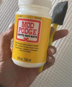 Mod Podge CS11301 Waterbase Sealer, Glue and Finish, 8 Oz, Matte 38 71ImapFFmzL