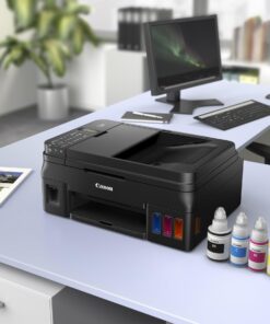 Canon PIXMA G4210 Wireless All-In-One Supertank (Megatank) Printer, Copier, Scan, Fax and ADF with Mobile Printing, Black, One Size (2316C002) 26 71Imu510lZL