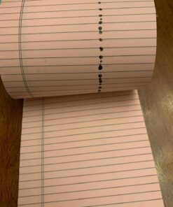 Amazon Basics Narrow Ruled 5 x 8-Inch Lined Writing Note Pads, 6 Count (50 Sheet Pads), Multicolor 5-Inch by 8-Inch 35 71Imw8YLBL