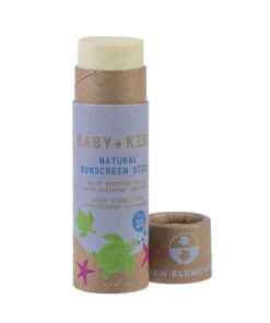 Raw Elements Baby + Kids SPF 30 Organic Sunscreen Lotion Stick Non-Nano Zinc Oxide, Reef-Safe, Cruelty-Free, Gentle and Moisturizing, Zero Waste Tube, 1oz 7 71ImwQW7llL